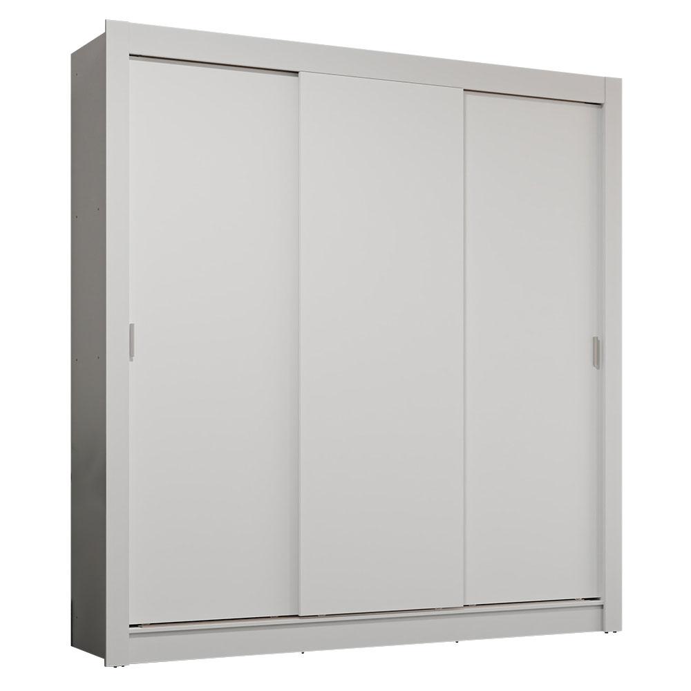 Guarda-Roupa Casal 3 Portas de Correr Branco Sublime Plus Madesa