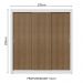 Guarda-Roupa Casal 3 Portas de Correr Branco/Rustic Sublime Madesa