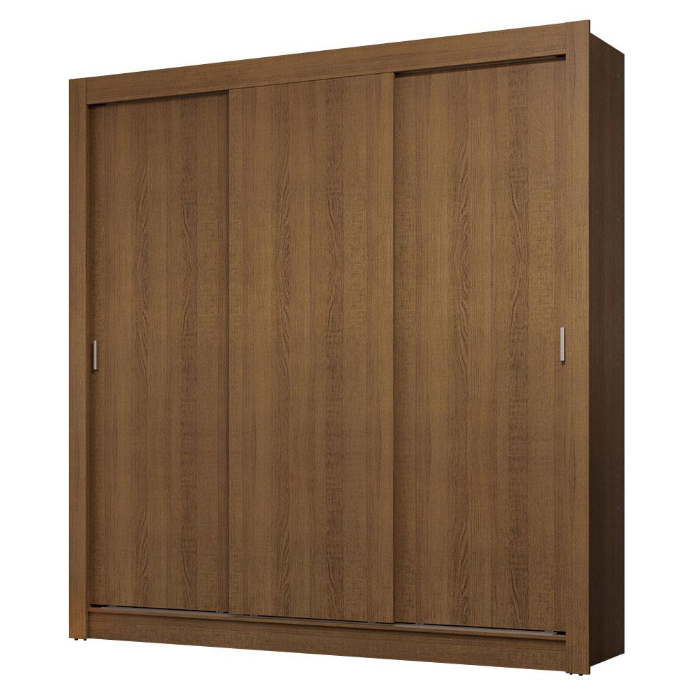 Guarda-Roupa Casal 3 Portas de Correr Rustic Sublime Madesa