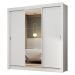 Guarda-Roupa Casal 3 Portas de Correr com Espelho Branco Nobre Madesa