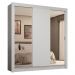 Guarda-Roupa Casal 3 Portas de Correr com Espelhos 4 Gavetas Branco Sublime Plus Madesa