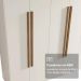 Guarda-Roupa Casal 6 Portas Batentes Branco/Branco/Rustic Saturno Madesa