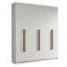 Guarda-Roupa Casal 6 Portas Batentes Branco/Branco/Rustic Venus Madesa