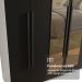 Guarda-Roupa Casal 6 Portas Batentes com Espelho Branco/Preto/Preto Saturno Madesa