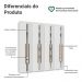Guarda-Roupa Casal 8 Portas Batentes Branco/Branco/Rustic Venus Madesa
