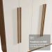Guarda-Roupa Casal 8 Portas Batentes Rustic/Branco/Rustic Venus Madesa