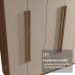 Guarda-Roupa Casal 8 Portas Batentes Rustic/Crema/Rustic Netuno Madesa