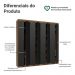 Guarda-Roupa Casal 8 Portas Batentes Rustic/Preto/Preto Netuno Madesa