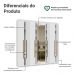 Guarda-Roupa Casal 8 Portas Batentes com Espelho Branco/Branco/Rustic Netuno Madesa