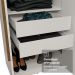 Guarda-Roupa Casal 8 Portas Batentes com Espelho Branco/Branco/Rustic Netuno Madesa