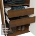 Guarda-Roupa Casal 8 Portas Batentes com Espelho Rustic/Branco/Rustic Netuno Madesa