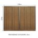 Guarda-Roupa Casal Madesa Apolo 4 Portas de Correr - Rustic
