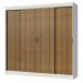 Guarda-Roupa Casal Madesa Austin 4 Portas de Correr 3 Gavetas - Branco/Rustic