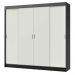 Guarda-Roupa Casal Madesa Austin 4 Portas de Correr 3 Gavetas