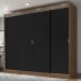 Guarda-Roupa Casal Madesa Austin 4 Portas de Correr 3 Gavetas
