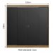Guarda-Roupa Casal Madesa Austin 4 Portas de Correr 3 Gavetas