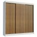 Guarda-Roupa Casal Madesa Kansas 3 Portas de Correr 3 Gavetas