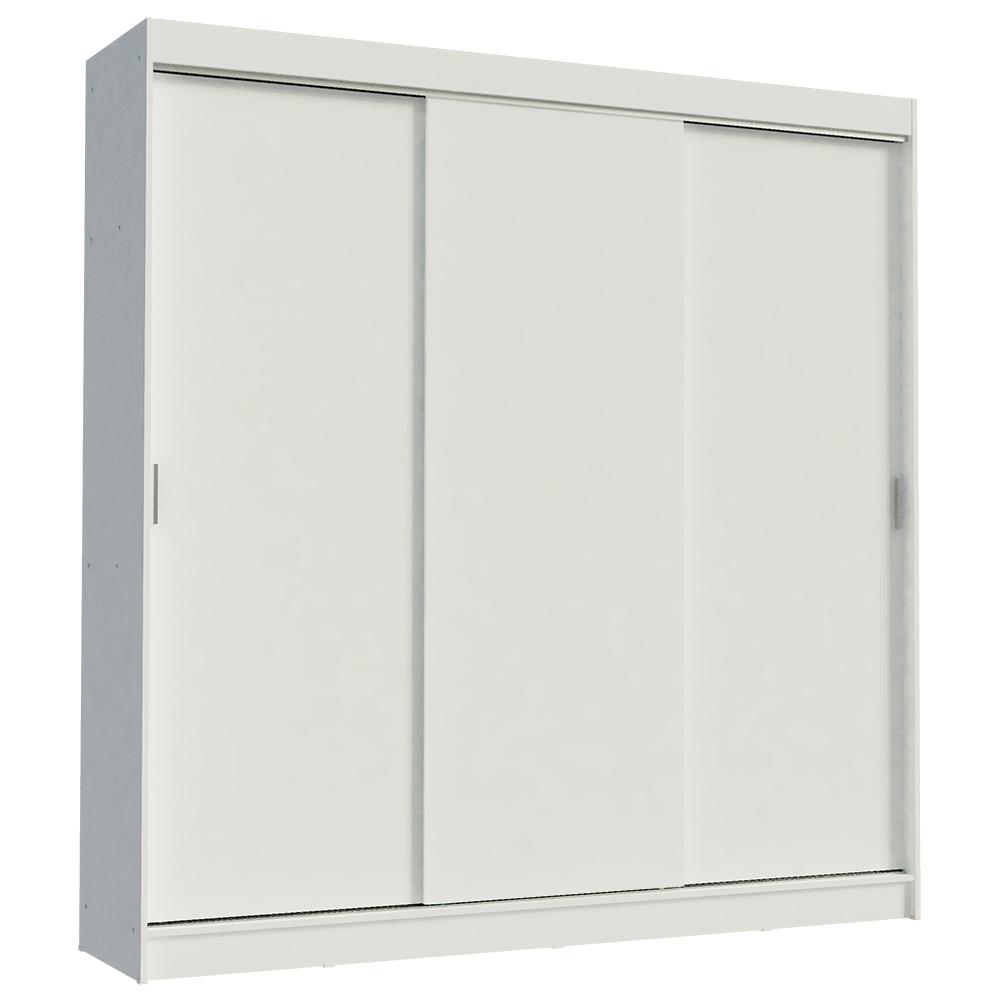 Guarda-Roupa Casal Madesa Kansas 3 Portas de Correr 3 Gavetas