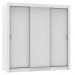 Guarda Roupa Casal Madesa Lyon 3 Portas de Correr 2 Gavetas - Branco