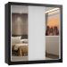 Guarda-Roupa Casal Madesa Lyon 3 Portas de Correr com Espelhos 2 Gavetas