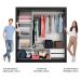 Guarda-Roupa Casal Madesa Lyon 3 Portas de Correr com Espelhos 2 Gavetas