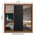 Guarda-Roupa Casal Madesa Lyon 3 Portas de Correr com Espelhos 2 Gavetas