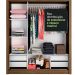 Guarda Roupa Casal Madesa Lyon Plus 3 Portas de Correr com Espelho 4 Gavetas - Rustic