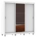 Guarda Roupa Casal Madesa Lyon Plus 3 Portas de Correr com Espelho 4 Gavetas com Pés