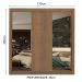 Guarda-Roupa Casal Madesa Lyon Plus 3 Portas de Correr com Espelhos 4 Gavetas