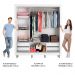 Guarda-Roupa Casal Madesa Lyon Plus 3 Portas de Correr com Espelhos 4 Gavetas com Pés