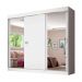 Guarda-Roupa Casal Madesa Napoli 3 Portas de Correr com Espelho - Branco
