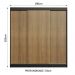 Guarda-Roupa Casal Madesa Reno 3 Portas de Correr - Preto/Rustic