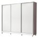 Guarda Roupa Casal Madesa Royale 100% MDF 3 Portas de Correr com Pés