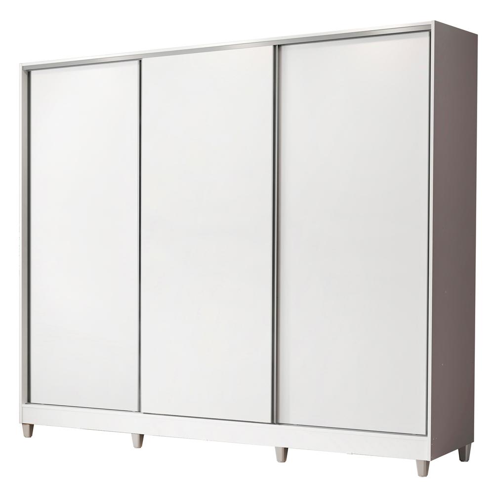 Guarda Roupa Casal Madesa Royale 100% MDF 3 Portas de Correr com Pés