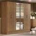 Guarda-Roupa Casal Madesa Vip Plus 6 Portas Batentes com Espelho