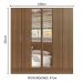 Guarda-Roupa Casal Madesa Vip Plus 6 Portas Batentes com Espelho