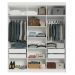 Guarda-Roupa Closet 4 Gavetas 180 cm Branco Venus Madesa