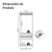 Guarda-Roupa Closet Modulado 2 Gavetas 70cm Branco Valencia Madesa