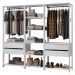 Guarda-Roupa Closet Modulado 4 Gavetas 199 cm Branco Valencia Madesa