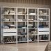Guarda-Roupa Closet Modulado 4 Gavetas 258 cm Branco Valencia Madesa 06