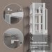 Guarda-Roupa Closet Modulado 6 Gavetas 210 cm Branco Valencia Madesa