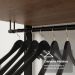 Guarda-Roupa Closet Modulado Valencia 2 Gavetas 129cm Rustic/Preto Madesa XA