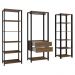 Guarda-Roupa Closet Modulado Valencia 2 Gavetas 188cm Rustic/Preto Madesa 01