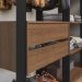 Guarda-Roupa Closet Modulado Valencia 2 Gavetas 337cm Rustic/Preto Madesa 05