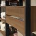 Guarda-Roupa Closet Modulado Valencia 4 Gavetas 358cm Rustic/Preto Madesa 04