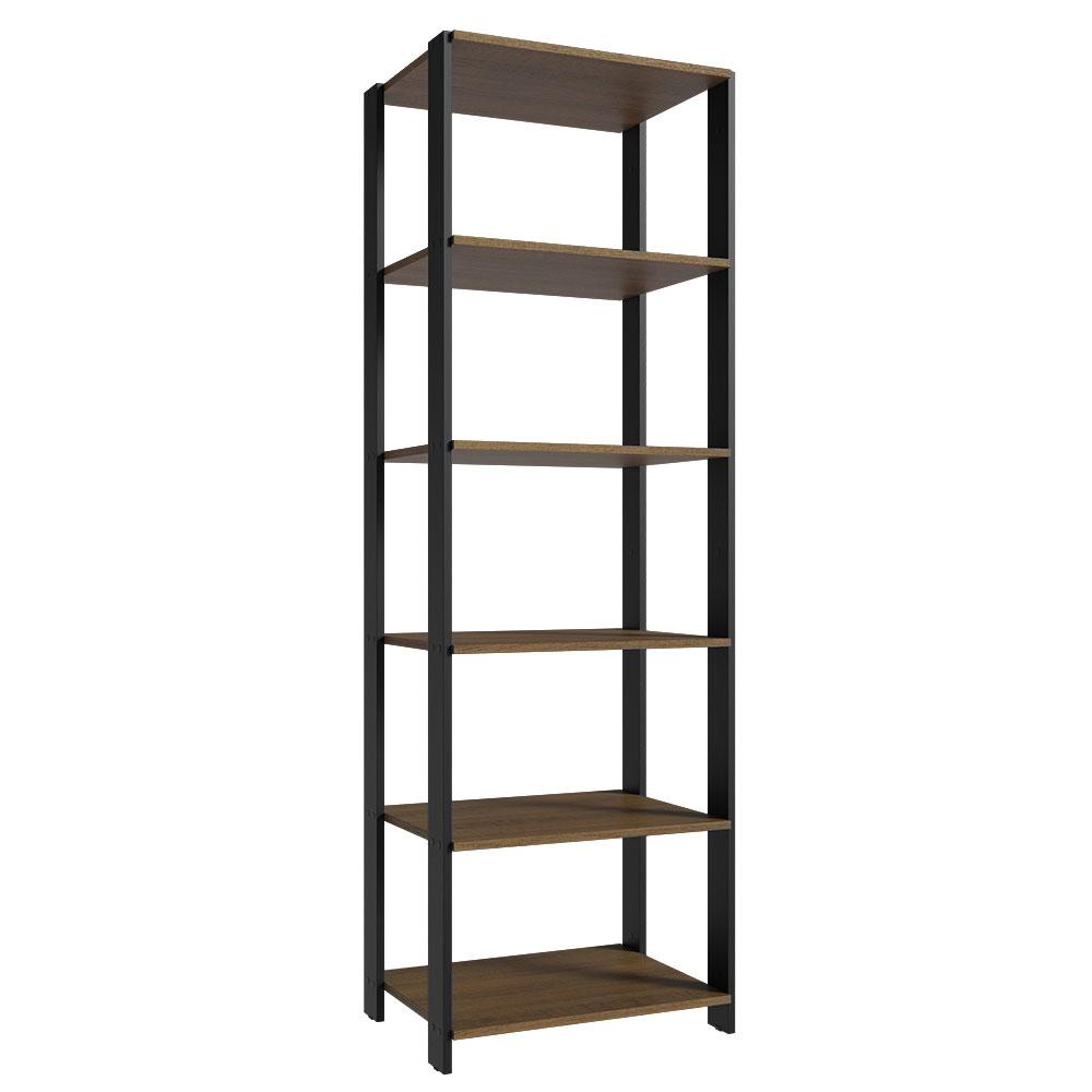 Guarda-Roupa Closet Modulado Valencia 59cm Rustic/Preto Madesa