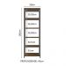Guarda-Roupa Closet Modulado Valencia 59cm Rustic/Preto Madesa