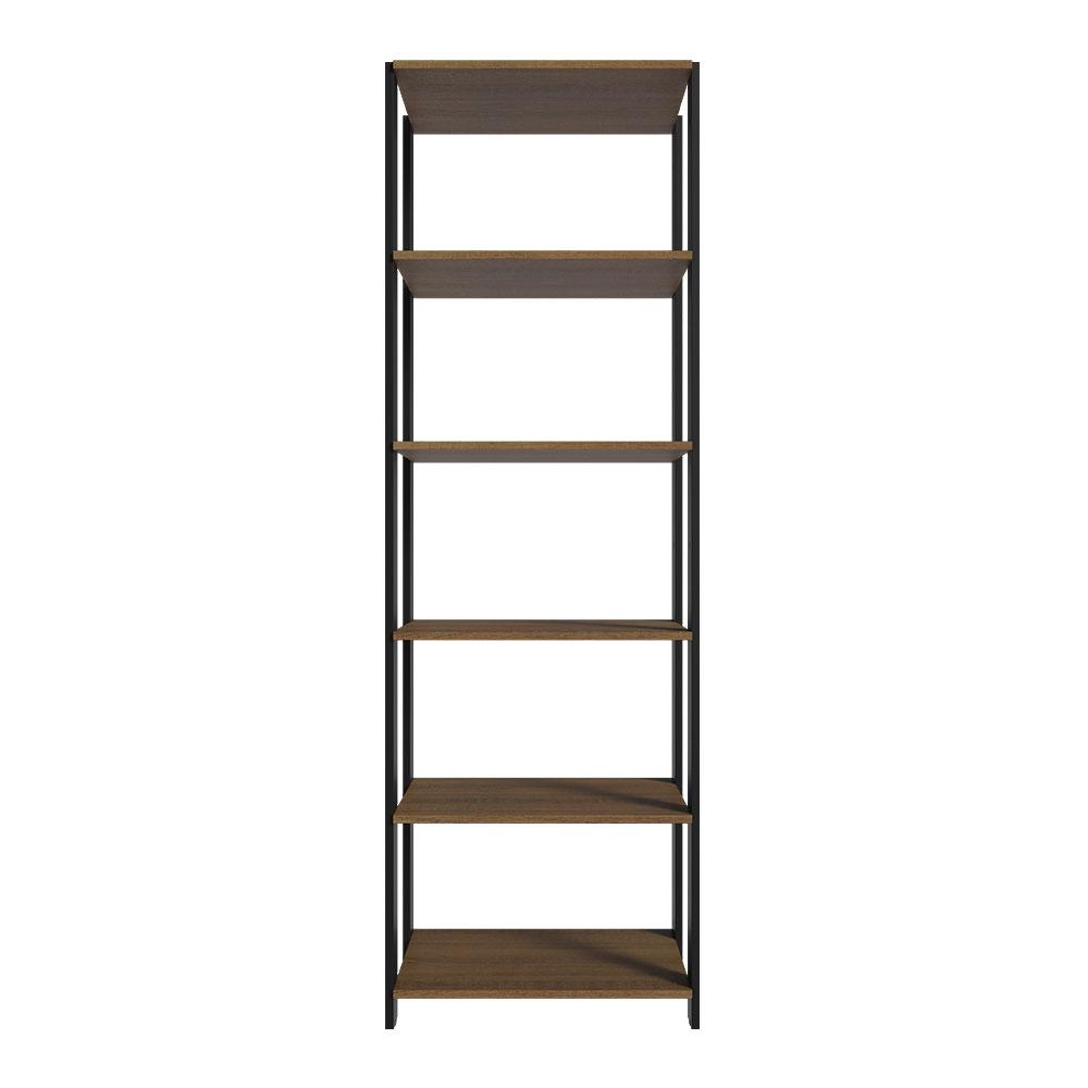 Guarda-Roupa Closet Modulado Valencia 59cm Rustic/Preto Madesa