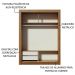 Guarda-Roupa Infantil Madesa Bento 2 Portas de Correr 2 Gavetas - Rustic
