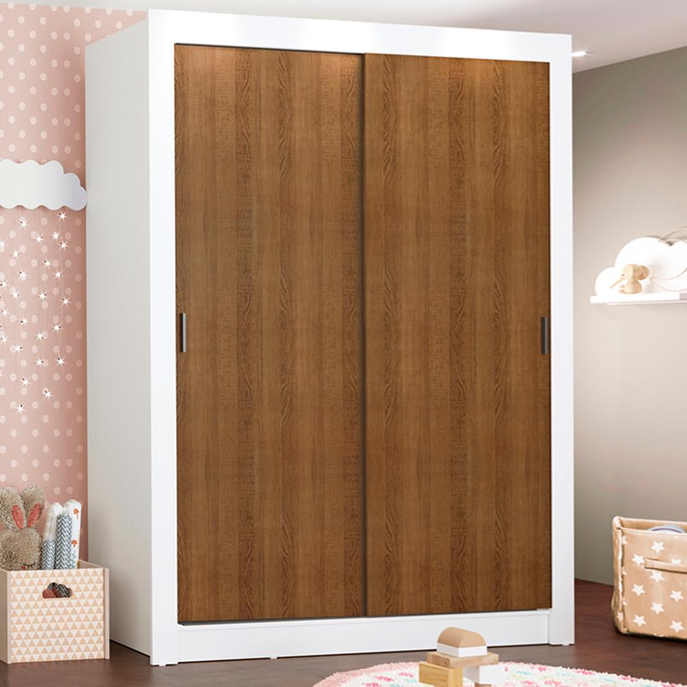 Guarda-Roupa Infantil Madesa Bento 2 Portas de Correr 2 Gavetas